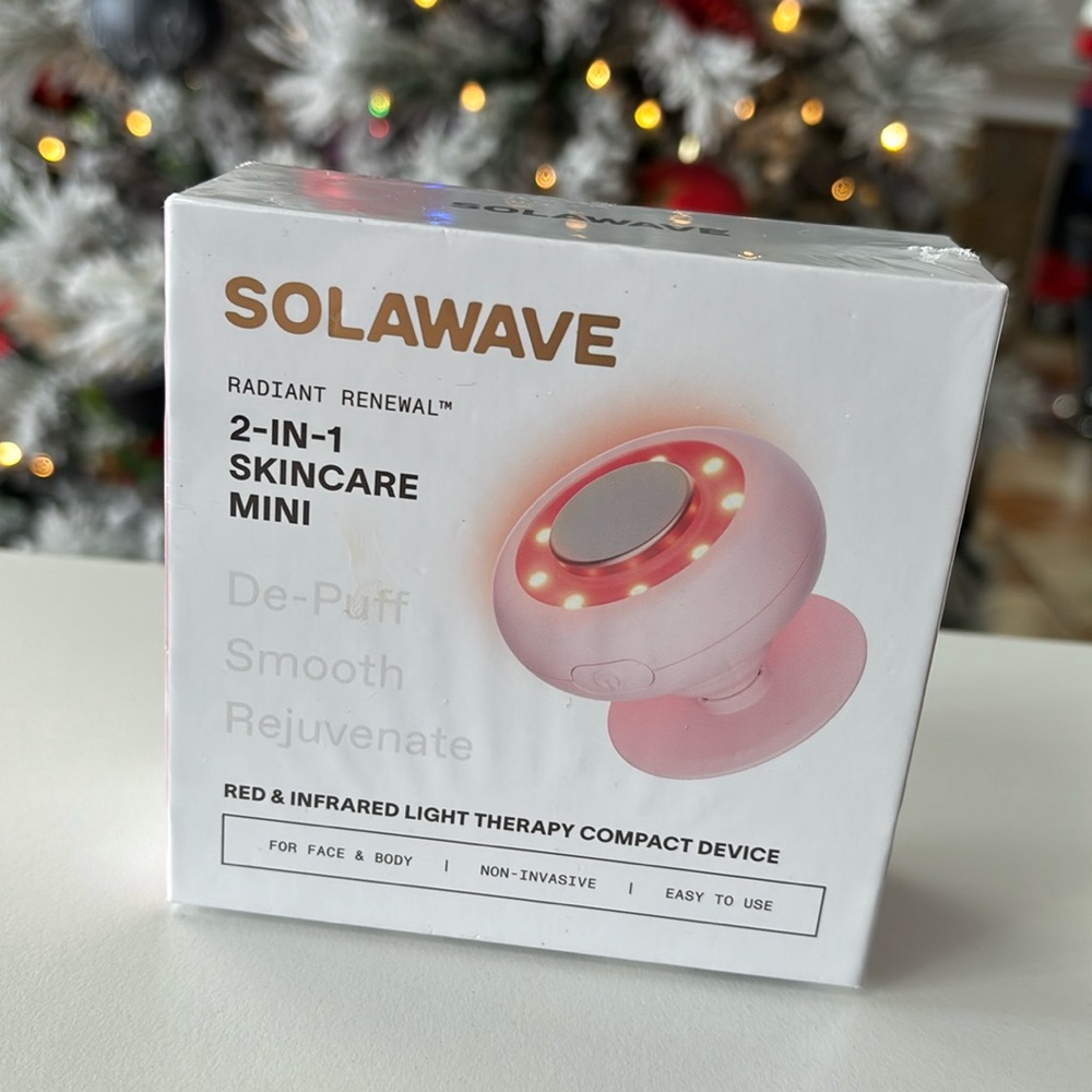 BNIB SOLAWAVE 2-in-1 skincare wand mini